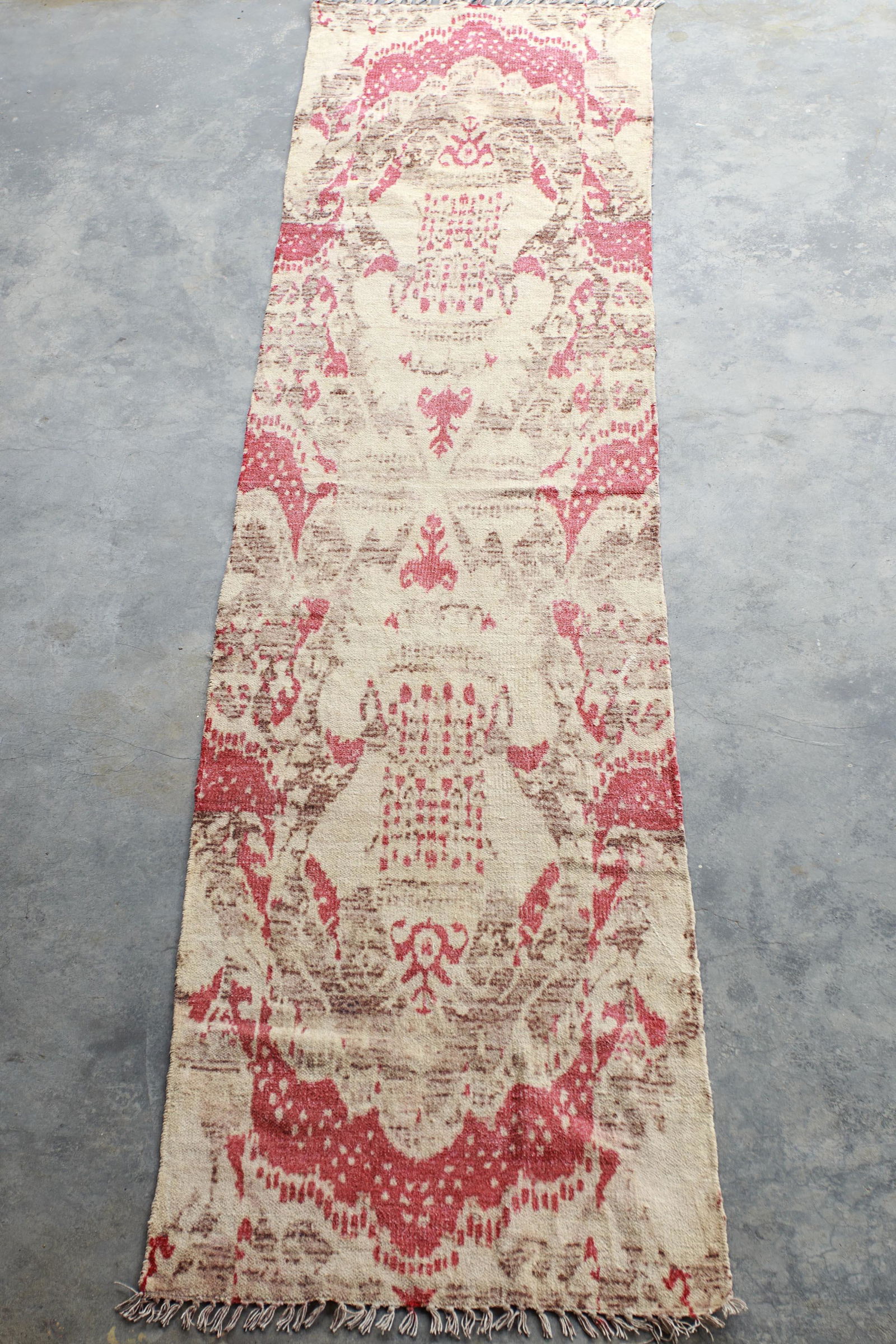 2X12 Handmade Cotton Runner Modern Printed Rug (1 of 5)