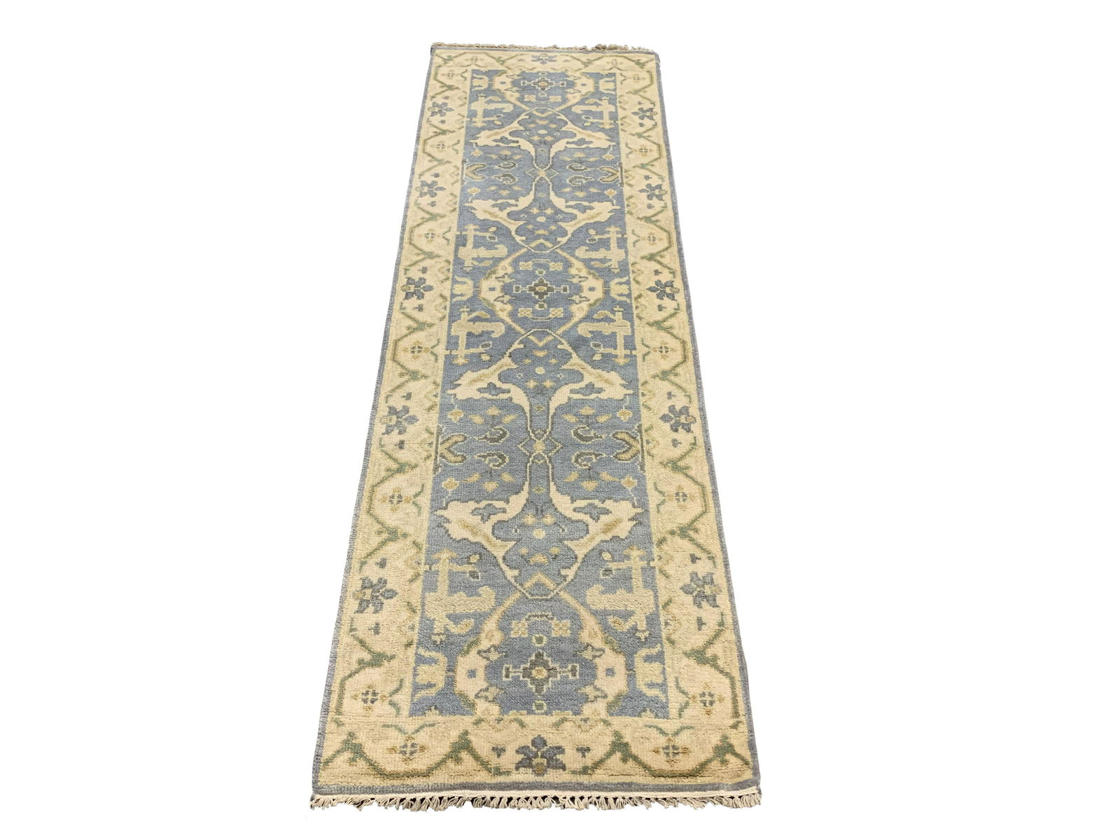 3X8 Oushak Runner Hand-Knotted Wool Oriental Area Rug (1 of 5)