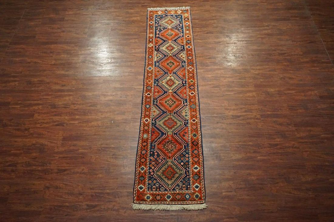 3X12 Vintage Yaleme Tribal Runner, circa 1970 (1 of 5)