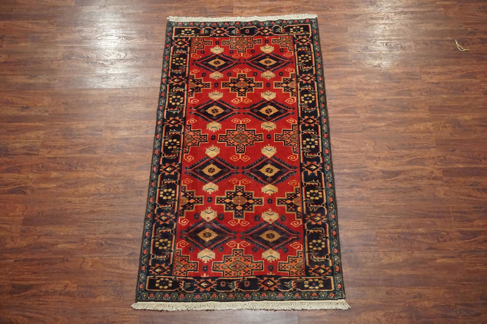 4X8 Antique Persian Tabriz Rug Hand-Knotted Wool (1 of 5)