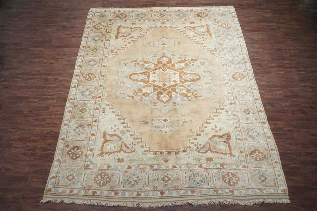 1970's 11X14 Vintage Serapi Rug Hand-Knotted Wool Rug (1 of 6)