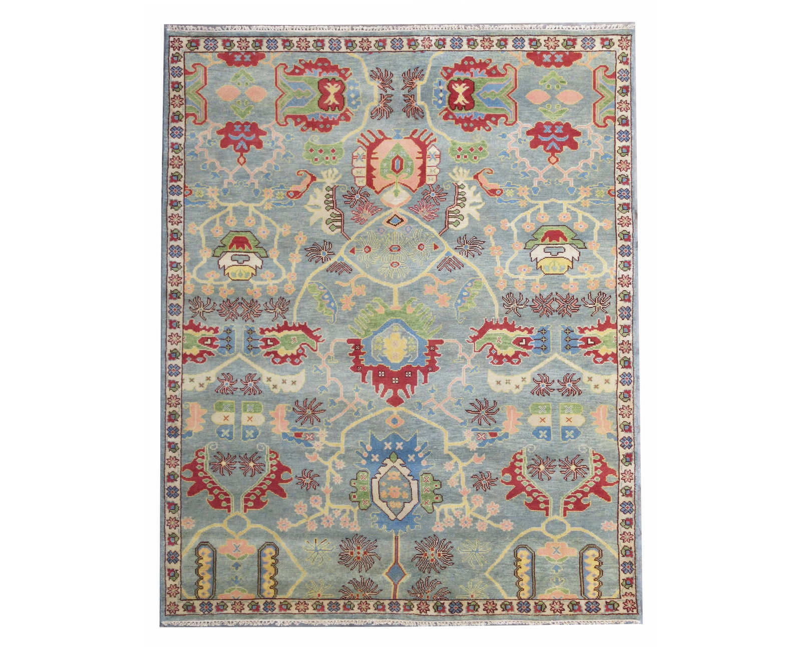 8X10 Oushak Hand-Knotted Wool Area Rug (1 of 6)