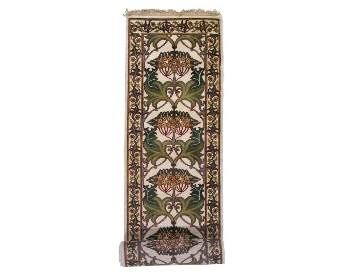 3X24 Ivory William Morris Art & Craft Wool Runner (1 of 2)