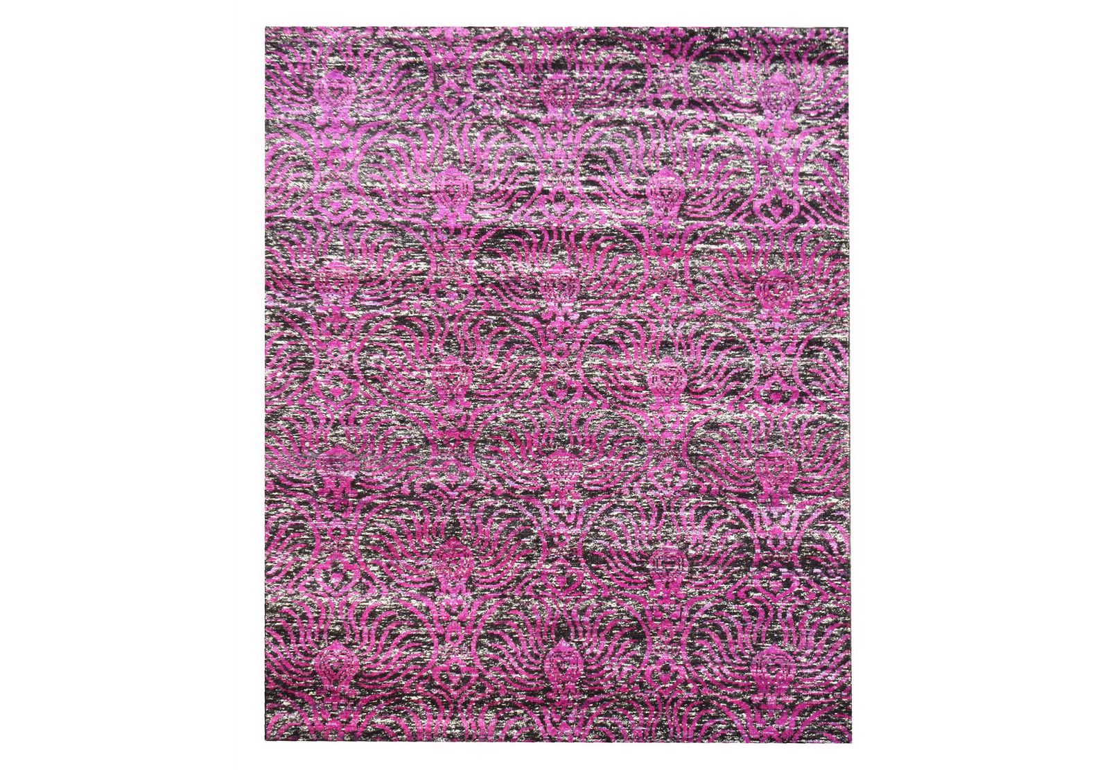 9X12 Modern Hand-Knotted Silk Area Rug (1 of 6)