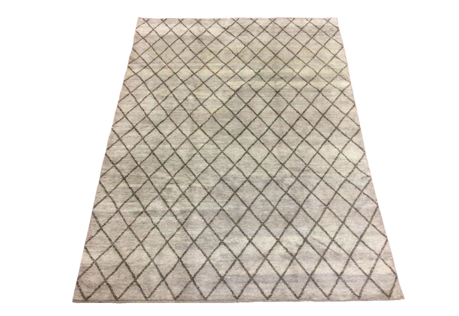 9X12 Gray and Brown Moroccan Area Rug (1 of 5)