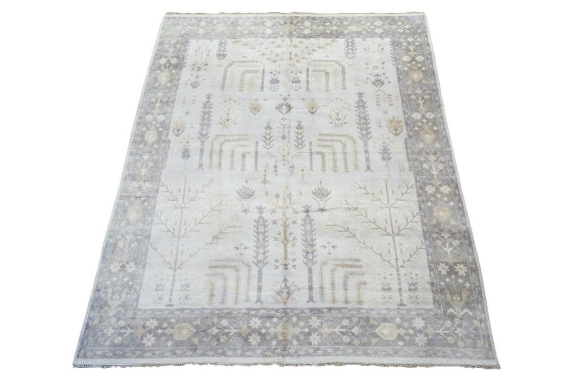 9X12 Willow Tree Oushak Hand-Knotted Rug (1 of 5)