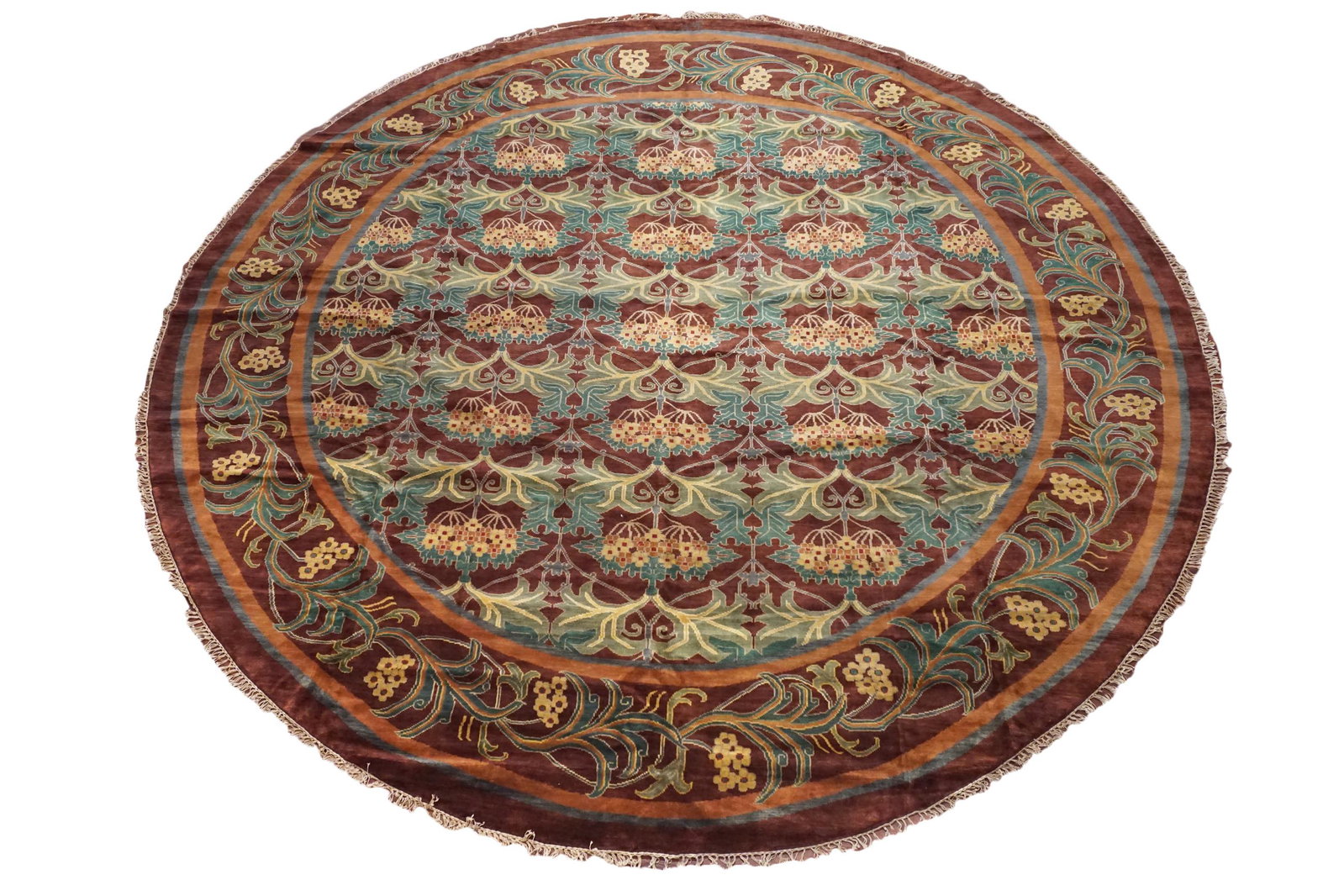 14X14 Round William Morris Signed Art & Craft Rug - Oct 26, 2022 ...