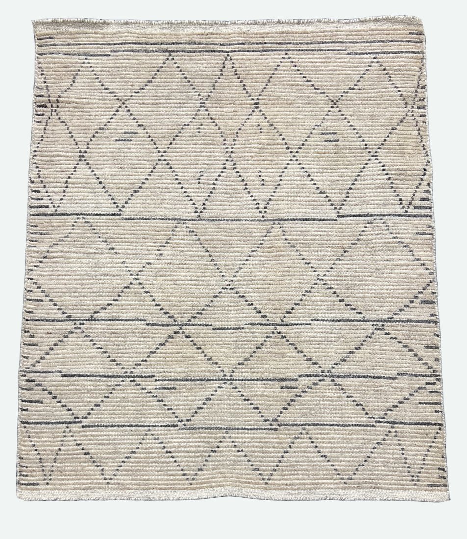 4X6 Modern Moroccan High-Low Rug (1 of 2)