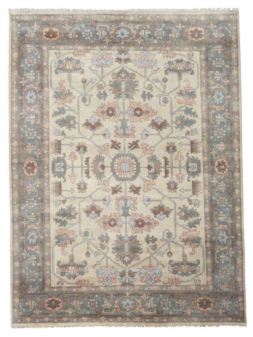 9X12 Beige Oushak Serapi Area Rug (1 of 7)
