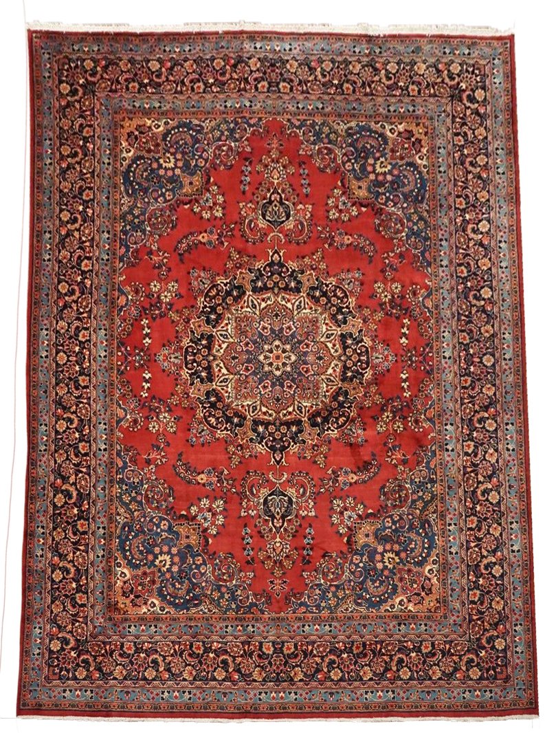 10X13 Vintage Persian Tabriz Rug, circa 1960 (1 of 7)