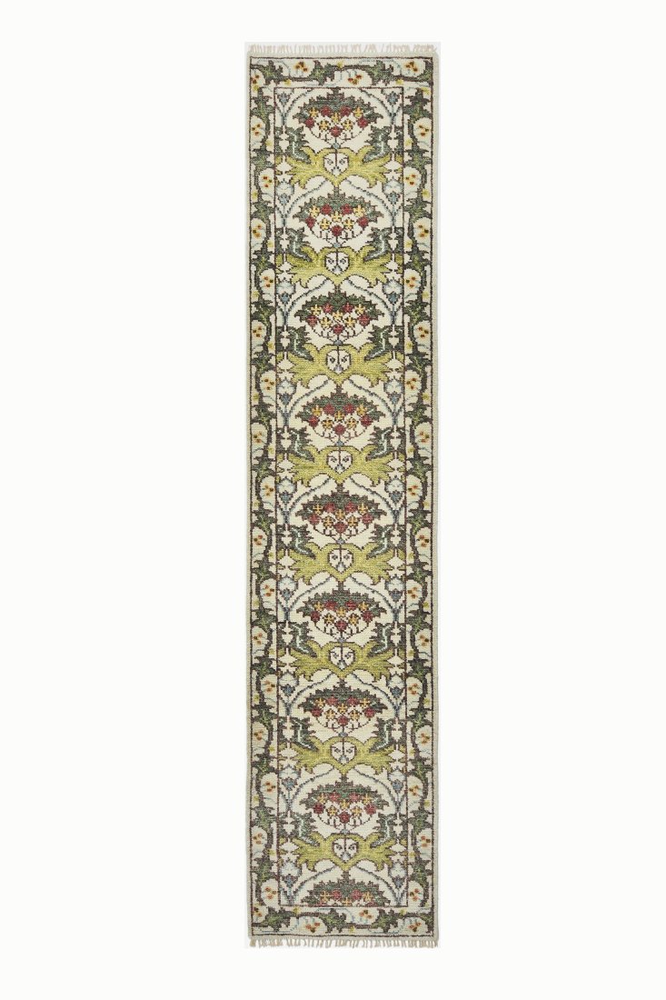 3X12 Ivory William Morris Inspired Runner Area Rug (1 of 6)