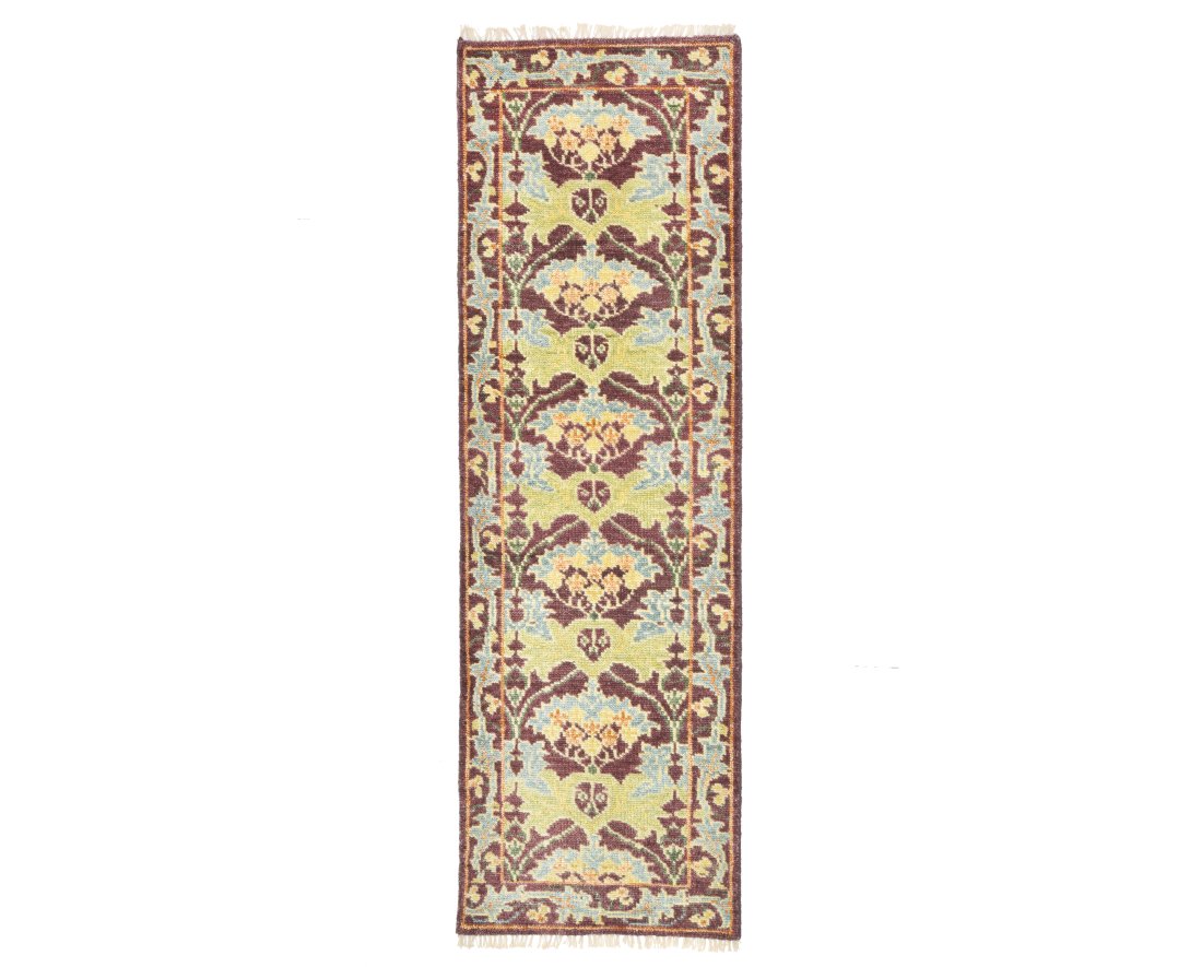 3X8 William Morris Inspired Wool Runner (1 of 6)