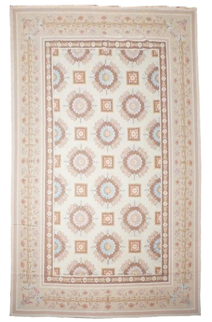 11X18 Fine Hand-Knotted Aubusson Area Rug (1 of 6)