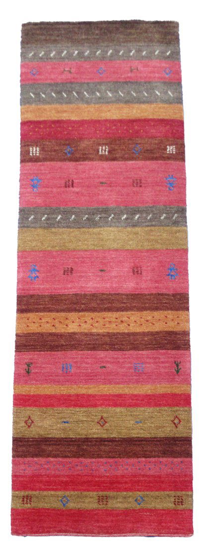 2X8 Lori Gabbeh Handmade Runner with Goat & Girl Design (1 of 8)