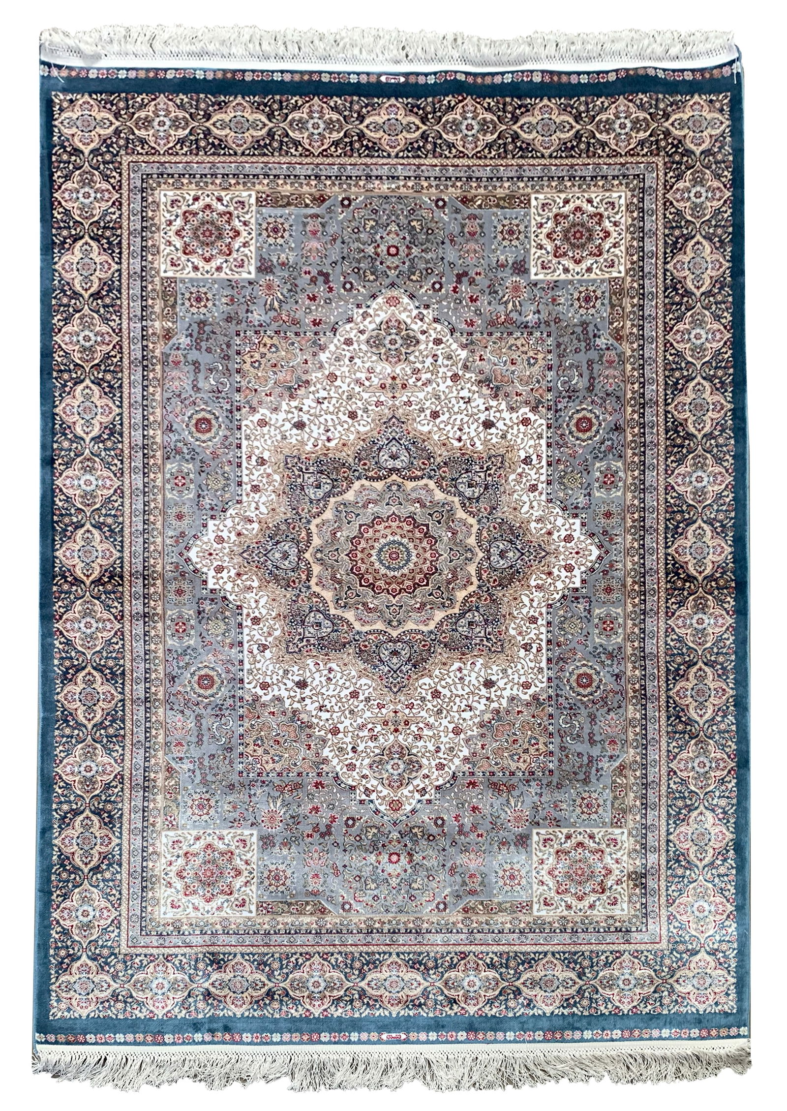 4X6 Pure Silk Turkish Tufted Area Rug, 1000 KPSI (1 of 5)
