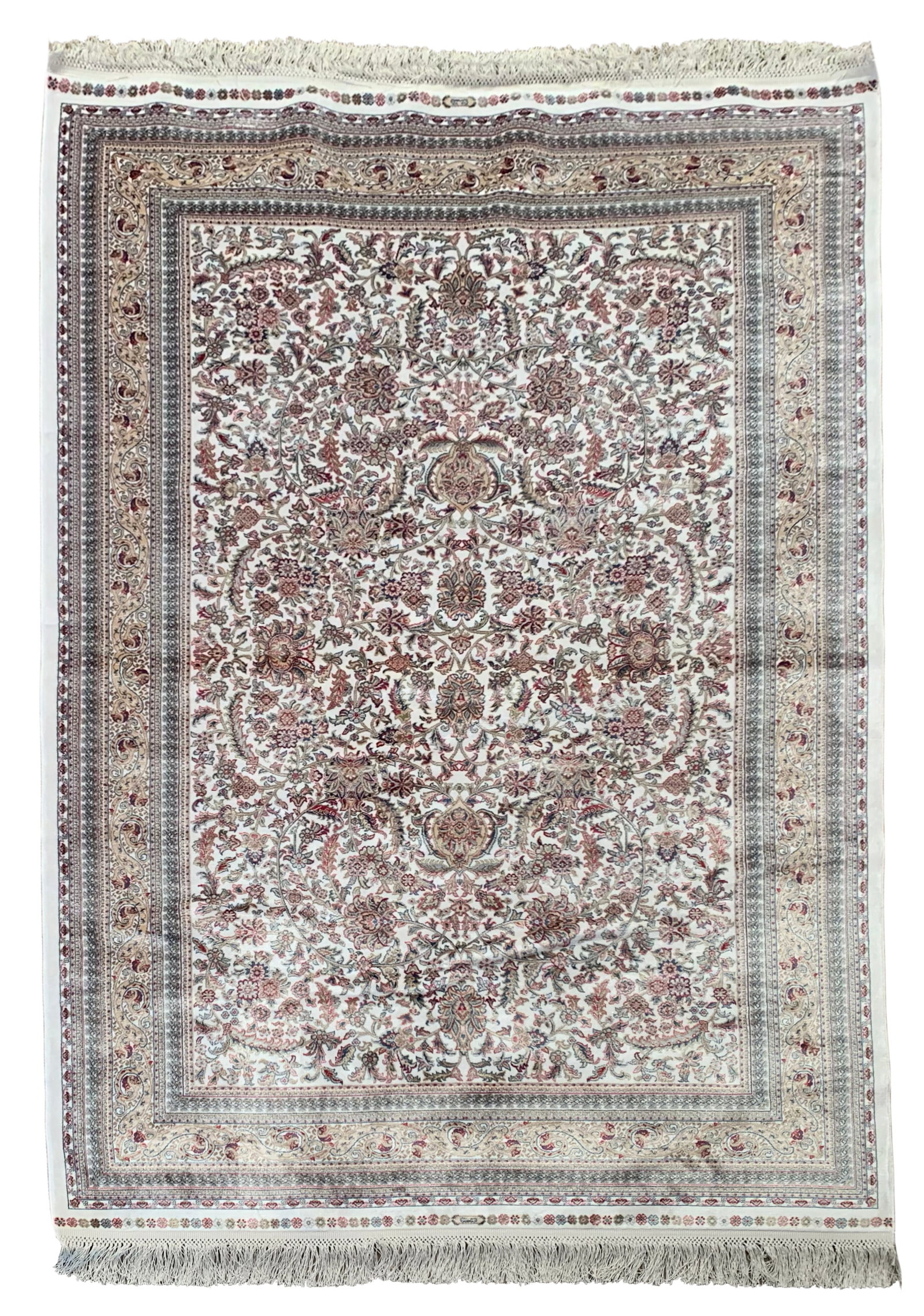 4X6 Pure Silk Turkish Tufted Area Rug, 1000 KPSI (1 of 5)