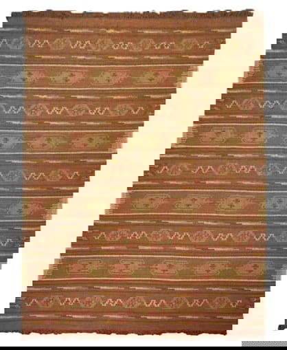 9X12 Rust Jute Kilim Area Rug (1 of 7)