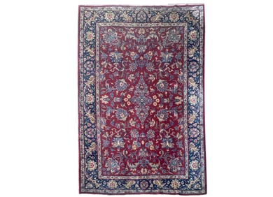 7X10 Estate Persian Tabriz Rug, Circa 1960