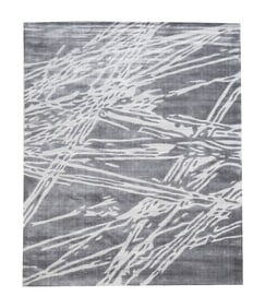 9X12 Modern Handmade Silk Area Rug