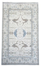 12X19 Ivory Oushak Area Rug