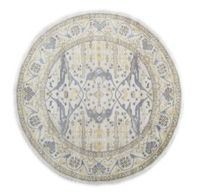 8X16 Blue Oushak Gallery Runner