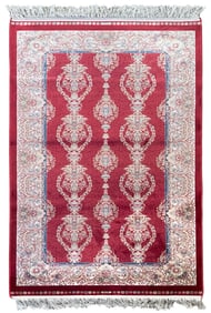 3X5 Pure Silk Turkish Tufted Area Rug, 1000 KPSI