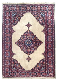 3X5 Estate Persian Kashmar Rug, Circa 1970