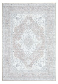 8X10 Tabriz Premium 1/4" Pile Ultra Soft Rug with Non-Slip & Padded Backing