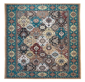 8X8 Square Machine Washable Area Rug Carpet