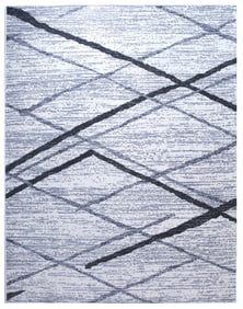 8X10 Modern Diamond Trellis Machine Washable Rug