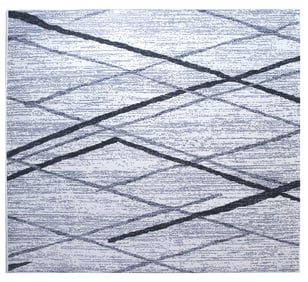 8X8 Square Modern Diamond Trellis Machine Washable Rug