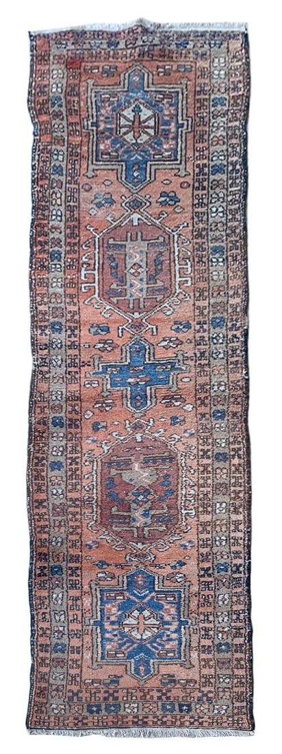 3X10 Estate Persian Heriz Rug, Circa 1920 (1 of 6)