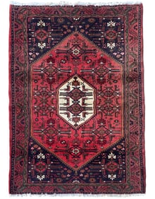 4X7 Estate Persian Malayer Rug, Circa 1970