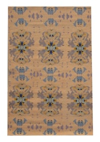 5X8 Modern Area Rug Hand-Knotted Wool Contemporary