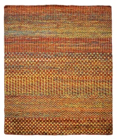 8X10 Modern Bamboo Silk Area Rug