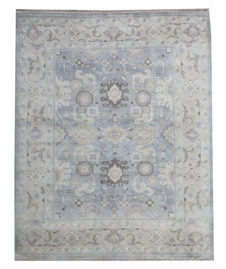 8X10 Oushak Hand-Knotted Rug (1 of 6)