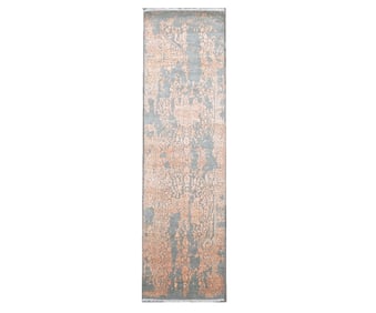 3X10 Modern Fine Wool & Silk Broken Design Runner