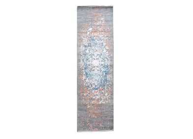 3X10 Fine Wool & Silk Modern Broken Design Runner