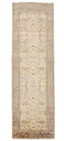 6X18 Oushak Gallery Runner Vegetable Dyed Wool Rug