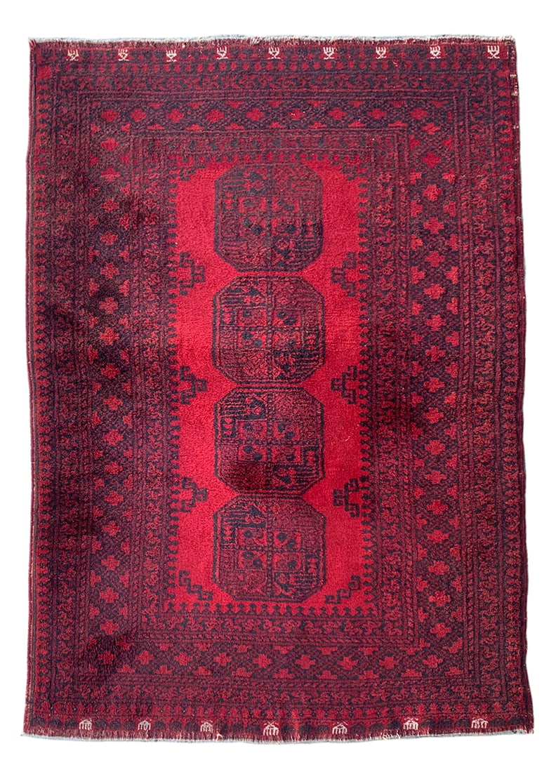 4X6 Estate Persian Turkoman Tribal Rug, Circa 1970 (1 of 6)