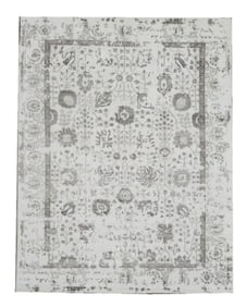 10X14 Modern Fine Wool & Silk Broken Design