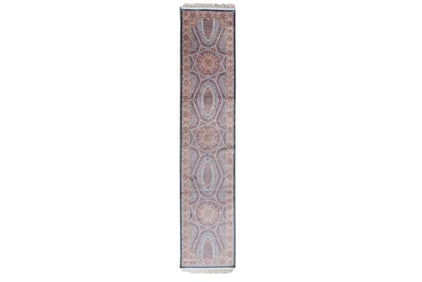 3X12 Hereke Tufted Pure Silk Runner