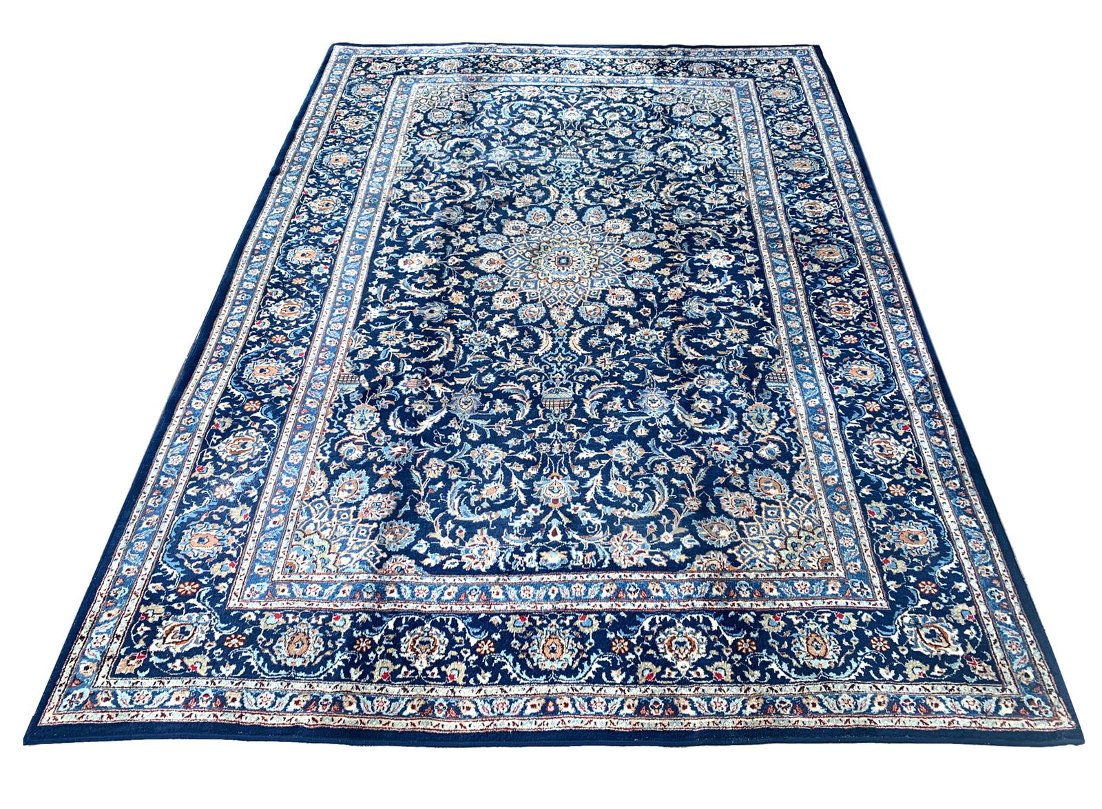 8X12 Estate Antique Persian Kashan Hand-Knotted Rug, Circa 1940 (1 of 5)