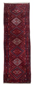 3X10 Estate Persian Karajeh Hand-Knotted Runner, Circa 1970