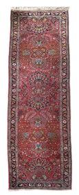 3X10 Estate Persian Lilihand Hand-Knotted Runner, Circa 1940