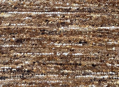 8X10 Handwoven Light-Brown Natural Raw Wool Area Rug