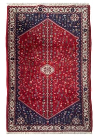 3X7 Estate Persian Tabriz Fine Hand-Knotted Rug, Circa 1970