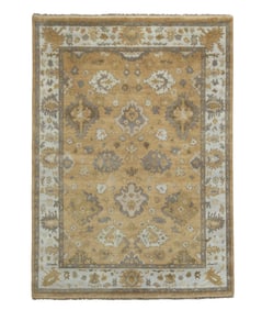 8X10 Apricot Oushak Area Rug