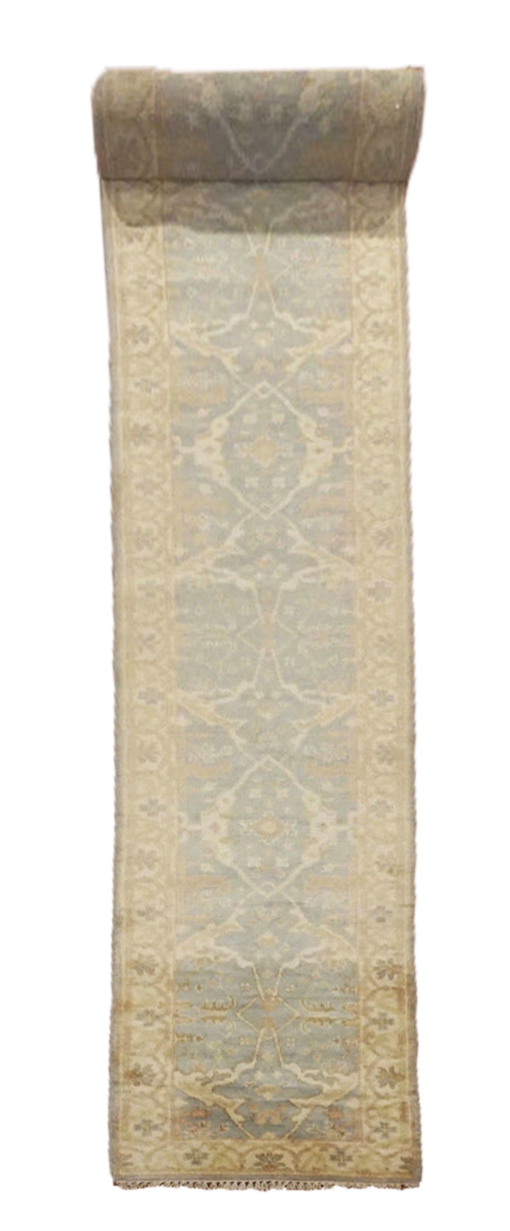 3X25 Light-Blue Oushak Runner (2'7" x 24'6" ) (1 of 5)