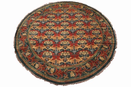 14X14 Round William Morris Art & Craft Rug